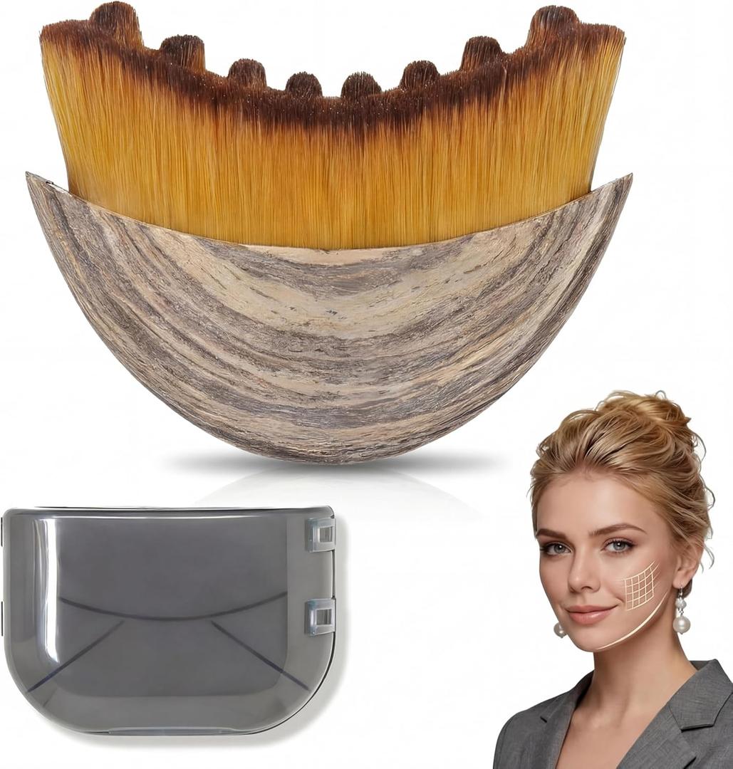 2026 Lymphatic Contour Face Brush, Professional Lymphatic Drainage Massager, Facial Lymphatic Drainage Brush for Anti-Puffiness, Face Lifting & Sculpting, Boost Skincare Absorption (1pcs)