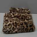 EMMTEEY Cheetah Pillow Covers 18X18 Faux Fur Throw-Pillow-Cover Set of 2 Leopard Print Couch Pillow Cases Decorative Square Throw Pillows for Home Living Room Dcor Bedroom Bed Sofa Cushion Cover