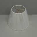 Aspen Creative 32682 Transitional Empire Shape Spider Construction Lamp Shade, White, 7" Top x 13" Bottom x 9-1/2" Slant Height