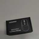 Bluetooth Silent Mouse, Ergonomic Computer Mouse with Side Buttons, BT4.2 Quiet Mice Without USB Receiver, 18 Months Battery Life, Compatible with Chromebook, Laptop, Tablet - Black