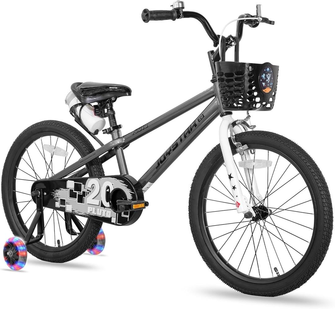 JOYSTAR Pluto 18" Kids Bike for Boys Girls Age 5-8 Years Gray
