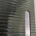 Set Of 2 Storage Organizer Bins Wall Mounted Shower Basket, Shower Caddy Stackable Clear Plastic Makeup Organizer Adhesive Hanging Bin for Bathroom, Kitchen, Cabinet, Pantry, BPA Free, Green