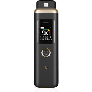 Ketone Breath Tester Professional High-Accuracy Breath Ketosis Meter - Portable Ketone Breath Monitor Analyzer | Advanced Ketosis Tracker for Acetone Detection
