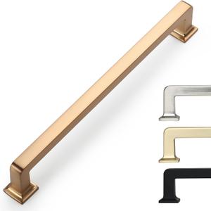 10 Pack 7 Inch Cabinet Handles - Champagne Bronze Cabinet Pulls for Kitchen and Dresser