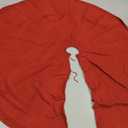 Christmas tree skirt,red, yarn knitted, holiday, (55 inches ) oversized