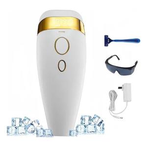 Multilaser Laser Hair Removal for Women and Men, IPL Hair Removal 999,999 Flashes Permanent Hair Removal Device for Facial Facial Legs Arms Bikini Line Whole Body Use at-Home, White-Glod