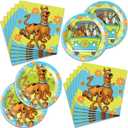 40PACK Scooby Party Supplies include 20 plates, 20 napkins for the Scooby birthday party decoration