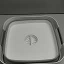 2.6 Gal(10L) Collapsible Wash Basin for Baby Bottles, Gray Space-Saving Collapsible Dish Basin with Drain Plug for bottle washing, Collapsible Bucket for RV Kitchen Essentials