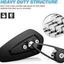 MICTUNING Motorcycle Mirrors - 7/8" (22mm) Bar End Rear View Mirrors Compatible with Most Honda Grom, Yamaha, Kawasaki, Ducati, Suzuki and More
