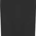 Baby'O Women's Basic Modest 26" Below The Knee Length Stretch Knit Straight Skirt (Black - 10)