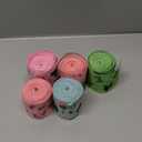 Hahafelt 30 Yards Halloween Witch Wired Edge Ribbon 2.5 in Fabric Pink and Green Witch Hat Bow Wired Edge Ribbon for Xmas Tree Decorations, Gift Wrapping DIY Bow Wreath Crafts Making, 5 Rolls