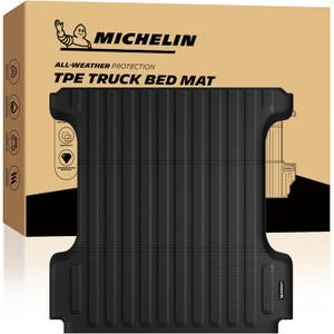 MICHELIN Truck Bed Mat for 2009-2026 Ram 1500/2019-2024 RAM 1500 Classic Short Bed 5.7 FT / 67.4" Only (Not Fit RamBox), All-Weather Truck Bed Liner, Custom Fit, Durable TPE, Bedliner, Non-Slip