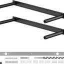 Floating Shelf Bracket Heavy Duty Shelving Brackets,Decorative Floating Shelf Hardware Black,Hidden Metal Shelf Support Bracket Heavy Duty Floating Mantel Bracket,200lbs (18X8X1.2-Starter Jig)