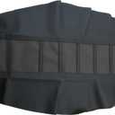 Universal Motorcycle Seat Cover Non-Slip Suitable Rubber Striped Seat Covers Soft for YZ125 YZ250 YZ450F WR250F WR450F TTR230 YZ TTR WR 125 250 Dirt Pit Bike Motocross Off Road Motorbike (Black)