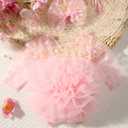 Ylsteed Newborn Girl Photoshoot Outfits Lace Romper with Headband Baby Elegant Gorgeous Photography Outfit - Dots Pink