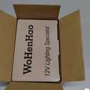 Wohenhao 100W Low Voltage Lighting Transformer for 12V DC Output Low Voltage Landscape Lights, 100-240V AC to 12V DC Output Landscape Lights Transformer, with Astronomic Timer