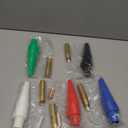 (5PCS Female) CLS40 400A Cam Lock Power ConnectorCamlock Wire Set with 5 Female for Power Distro Cord, 2/0-4/0 Cam-Lock Cable, 600V Camlocks Connectors for Stage Entertainment/Industrial, 5 Colors