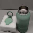 Momcozy Portable Bottle Warmer for Travel  Dual Heating Modes for Breast Milk & Water, Portable Milk Warmer with Fast Heating & Long Battery Life, 17 Ounces Large Capacity to Meet Your All-Day Needs (Gradual Change of Green)