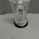 DAZONGE Halloween Decorations Indoor, Lighted Ghost in Glass Dome Cloche, Cute Spooky Halloween Ghost Decor for Tabletop Mantel Display