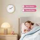 10 Inch Wall Clock, Cute Ice Cream Design Decorative Clock, Silent Non-Ticking, Sweet Gift for Girls, Bedroom Living Room & Study Decor