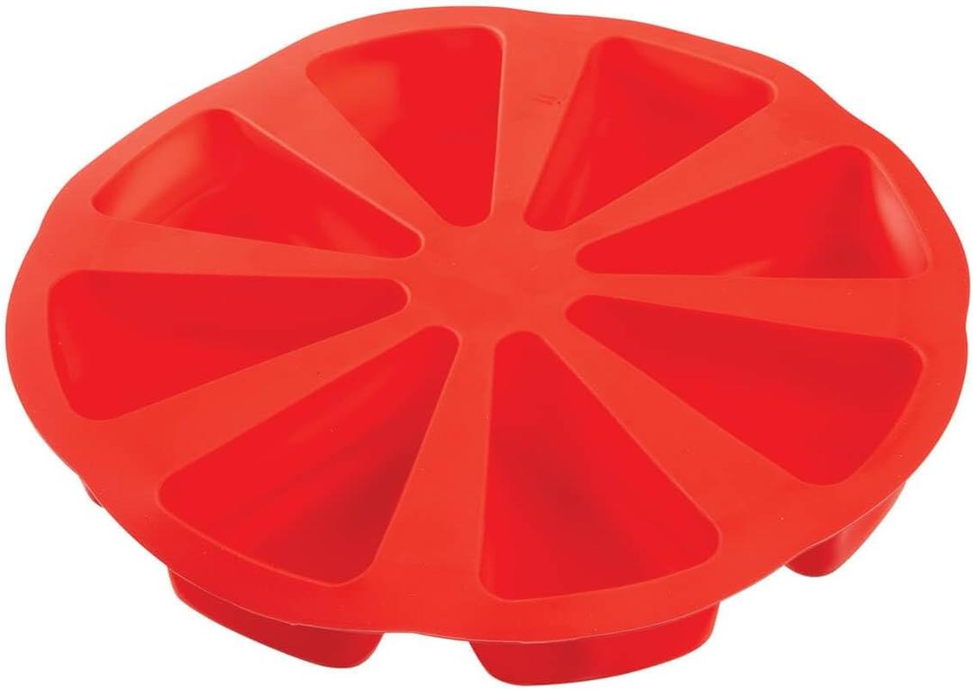 Fox Valley Traders Silicone Triangle Cake Mold Pan