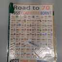 OJsensai Happy 70th Birthday Gifts for Women Ladies, Jumbo 70 Years Old Birthday Card for Men Male, Funny Seventy Bday Gifts Decorations for Grandpa Grandma