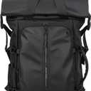Rolltop Backpack, Travel Rucksack for Men Women, Anti Theft Backpacks with 15.6-inch Laptop Compartment, Waterproof Casual Daypack for Work, Business, Commuter and College