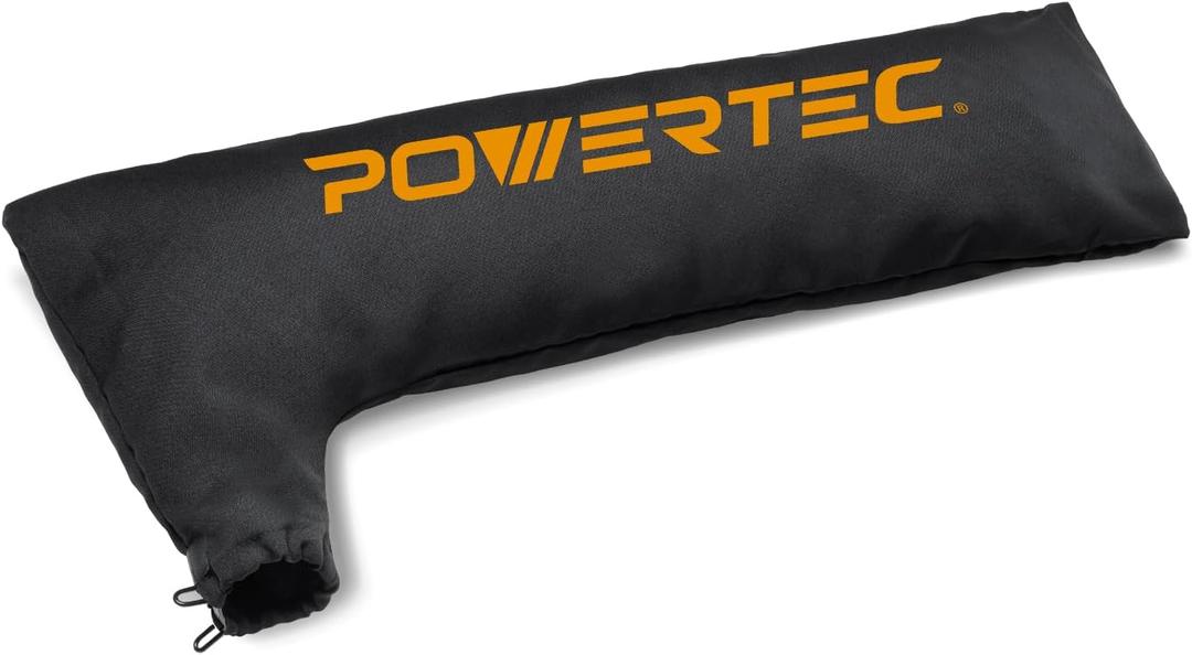 POWERTEC Table Saw Dust Collector Bag, Universal Table Saw Dust Bag Fits 2-1/2" Dust Ports, Table Saw Accessoeies for Bosch/Dewalt/Ryobi/Craftsman/RIGID/Metabo/Kobalt/Skilsaw/Delta (75074)