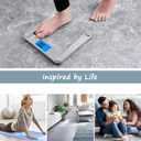 Vitafit Digital Bathroom Weight Scale for Body Weight, High Accuracy Assured by Weighing Professional Since 2001,Extra Large Blue Backlit LCD and Step-On, 400lb/182kg, Clear Glass