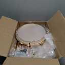 ANABIUP 3pcs Gold Metal Cylinder Pedestal Stand, Round Display for Wedding & Party Decor, Cake Plant Vase Stand, Birthday Backdrop Column