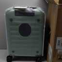 Top Opening Expandable Lightweight PC Hard Shell Suitcase, 20 Inch Carry On Luggage with TSA Lock, 360 Silent Spinner Wheels, Cup Holder, Ideal for Business Travel Suitcase (Beige)