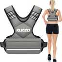 Adjustable Weighted Vest Women/Men, 6-12lb/12-18lb/20-32lb Weight Vest with 6 Ironsand Weights for Strength Training Rucking Running Walking Fitness Workout