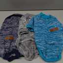 3 Pack Dog Sweaters for Small Dogs Girl Boy Winter Fleece Clothes Warm Soft Dog Sweatshirt Outfit for Dogs Cats Pet Apparel, S