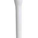 Wall Mounted Toilet Brush and Brush Holder, Curved Design Modern Toilet Cleaning Brush with Durable Bristles for Bathroom Cleaning, White