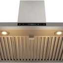 THOR Kitchen Wall Mount 36-Inch Chimney Range Hood in Stainless Steel - Model HRH3607