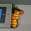 TEMI Bow and Arrow Set for Kids - Archery Toy Set - LED Light Up with Suction Cup Arrows, Target & Quiver, Indoor and Outdoor Toys for Children Boys Girls (Green)