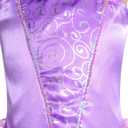 Little Girls Mermaid Princess Costume for Girls Dress Up Party with Gloves,Crown Mace 3-10 Years