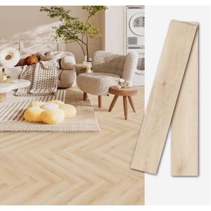 MULGREAT Peel and Stick Floor Tile, 54 Sq.Ft 36 Pieces 36"x6" Long Vinyl Flooring, 1.5mm Thick Waterproof Renter Friendly Self Adhesive Vinyl Plank Flooring for Bedroom RV Kitchen (Blayney Oak)