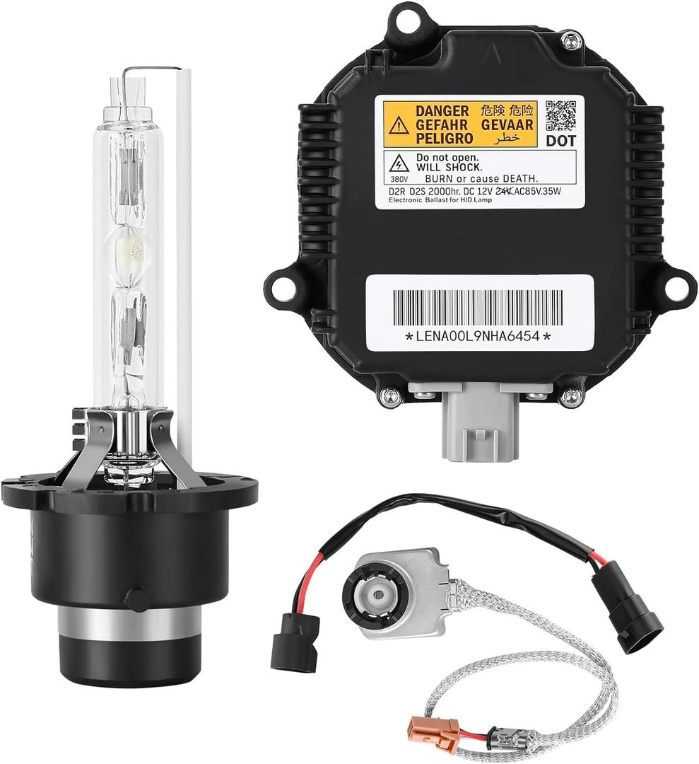 28474-89904 HID Xenon Headlight Ballast w/ Igniter & D2S Bulb for Nissan Altima, 350Z, Maxima, Murano, Rogue,for Infiniti G35, G37, FX35- Replaces 28474-8991A 28474-89907 NZMNS111LANA
