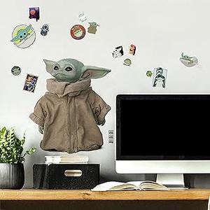 RoomMates Star Wars: The Mandalorian Grogu Peel and Stick Wall Decals by RoomMates, RMK4477SCS