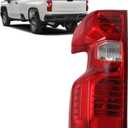 Tail Light Fit for 2019-2023 Silverado 1500 2500HD 3500HD Rear Brake Left Driver Side Taillights w/Bulb