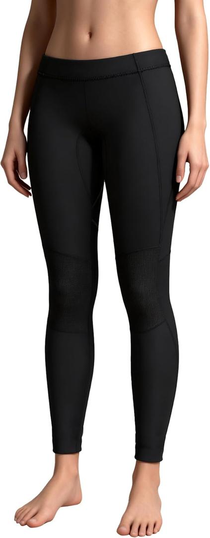 Hevto Wetsuit Pants Men and Women 2mm Neoprene Thermal Wet Suit Leggings for Water Sports Surfing Swimming Diving Kayaking, M