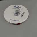 Ribbli Dark Red Velvet Ribbon 3/8 Inches Continuous 25 Yard Spool Dark Red Christmas Ribbon for Gift Wrapping Crafts Home Decor