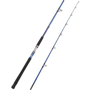 Fiblink 2-Piece Saltwater Spinning Fishing Rod Offshore Graphite Portable Fishing Rod (7 Feet), 7' Medium Heavy