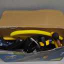 Rockets for Kids Age 4-8 with 8 LED Rockets and 2 Launcher - Outdoor Toys for 4 5 6 7 8-12 Year Old Boy Birthday Gift, Air Powered Flying Toy Shooting Up to 100 Feet, Toys for Kids Ages 8-12