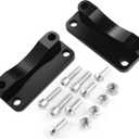 LDJXDADI Front Fender Risers 20mm Relocator Spacer Fender Bracket Lift Mount Kit Fit for 1993-2013 Touring Model 21" Wheel Models 3 inch Hole Center Black