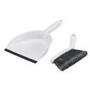 Amazon Basics Mini Brush and Dustpan Set, Pack of 2, Gray