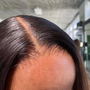 ASHINE 5x5 HD Lace Closure Straight Human Hair 5x5 Real HD Lace Closure Invisible Bleached Knots Pre Plucked with Baby Hair Natural Hairline 14 Inch