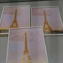 upsimples 8x10 Picture Frame Set of 3, Made of High Definition Glass for 8 x 10, Wall and Tabletop Display Thin Border Photo Frames for Home Decor, White