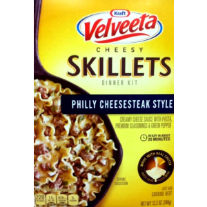 Velveeta Skillet Philly Cheesesteak Dinner Kit (Pack of 3) 12.2 oz Boxes, BBD: 22May 2026